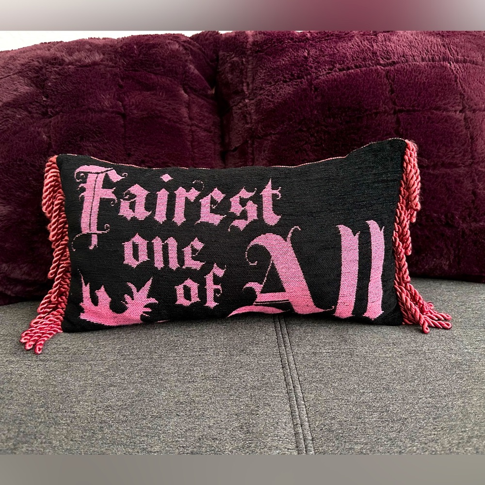Fairest One Of All Throw Pillow